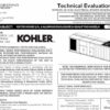 Kohler Power Systems: KD1750 Sound Level 2 Aluminum Enclosure And Qualifying Models Technical Evaluation Report 2023 Update