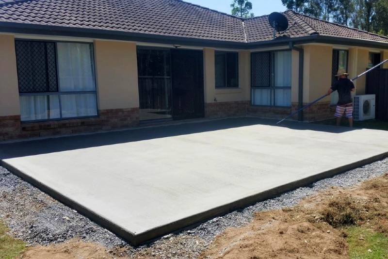 Sunroom Patio Canopy Pergola Shed Concrete Footing Foundation 