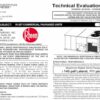 Rheem: 15-25T Commercial Packaged Units Technical Evaluation Report