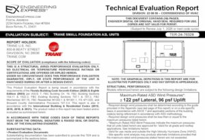 Trane: Small Foundation A2L Units