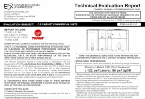 Trane: C.0 Cabine Commercial Units