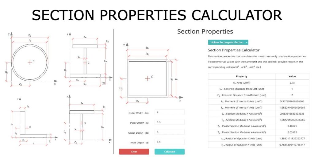 section properties calculator